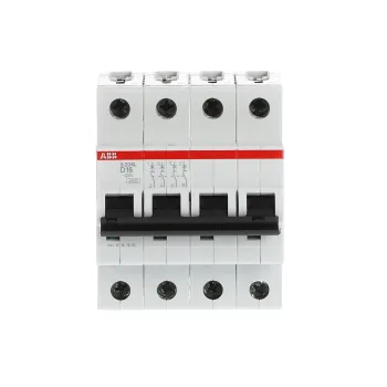 ABB S204L-D16 | Автоматичен прекъсвач | 4P, 16A, крива D