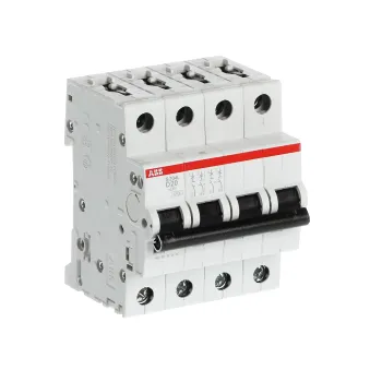 ABB S204L-D20 | Автоматичен прекъсвач | 4P, 20A, крива D ABB S204L-D20 | Автоматичен прекъсвач | 4P, 20A, крива D