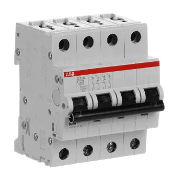 ABB S204L-C20 | Автоматичен прекъсвач | 4P, 20A, крива C ABB S204L-C20 | Автоматичен прекъсвач | 4P, 20A, крива C