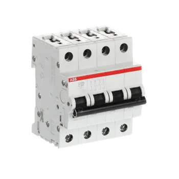 ABB S204L-C50 | Автоматичен прекъсвач | 4P, 50A, крива C ABB S204L-C50 | Автоматичен прекъсвач | 4P, 50A, крива C