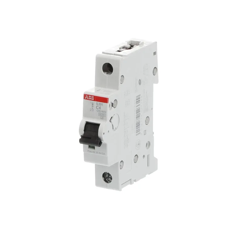 ABB S201-C4 | Автоматичен прекъсвач | 1P, 4A, крива C