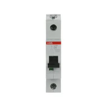 ABB S201-D6 | Автоматичен прекъсвач | 1P, 6A, крива D