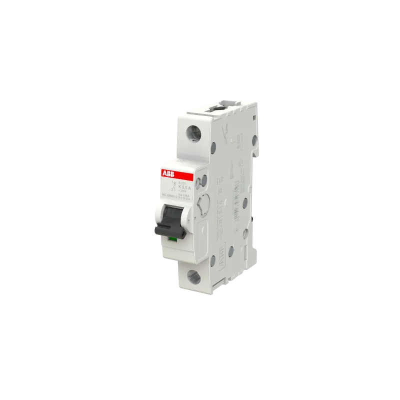 ABB S201-K0.5 | Автоматичен прекъсвач | 1P, 0.5A, крива K ABB S201-K0.5 | Автоматичен прекъсвач | 1P, 0.5A, крива K