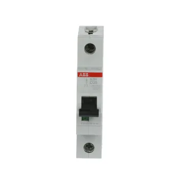 ABB S201-D25 | Автоматичен прекъсвач | 1P, 25A, крива D