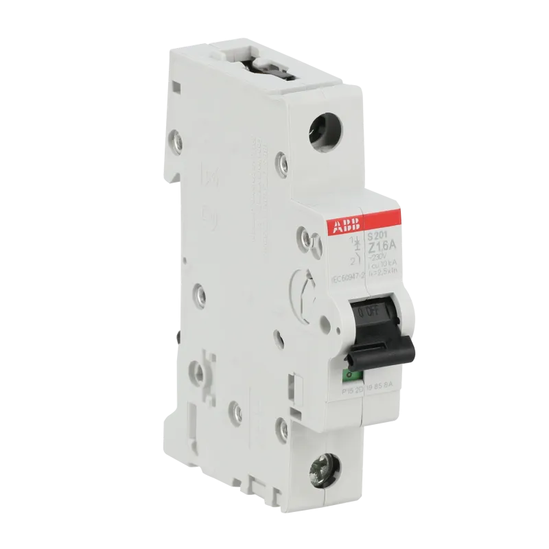 ABB S201-Z1.6 | Автоматичен прекъсвач | 1P, 1.6A, крива Z ABB S201-Z1.6 | Автоматичен прекъсвач | 1P, 1.6A, крива Z