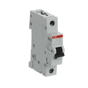 ABB S201-K6 | Автоматичен прекъсвач | 1P, 6A, крива K ABB S201-K6 | Автоматичен прекъсвач | 1P, 6A, крива K