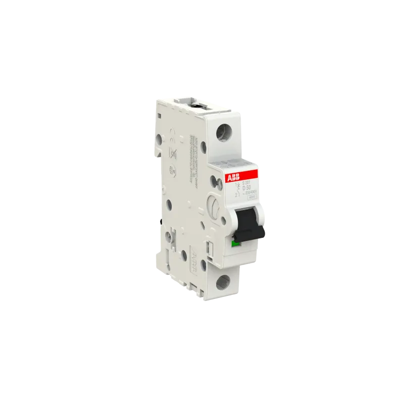 ABB S201-D50 | Автоматичен прекъсвач | 1P, 50A, крива D ABB S201-D50 | Автоматичен прекъсвач | 1P, 50A, крива D