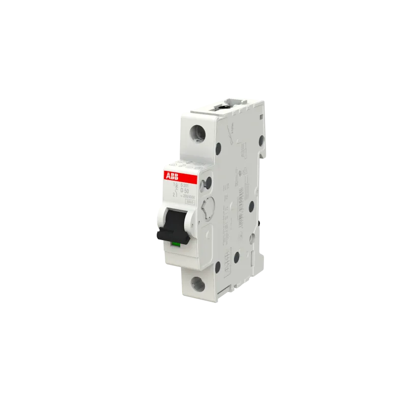 ABB S201-D50 | Автоматичен прекъсвач | 1P, 50A, крива D ABB S201-D50 | Автоматичен прекъсвач | 1P, 50A, крива D