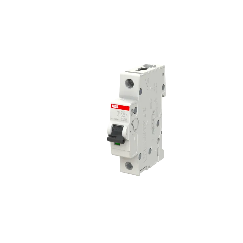 ABB S201-K40 | Автоматичен прекъсвач | 1P, 40A, крива K ABB S201-K40 | Автоматичен прекъсвач | 1P, 40A, крива K