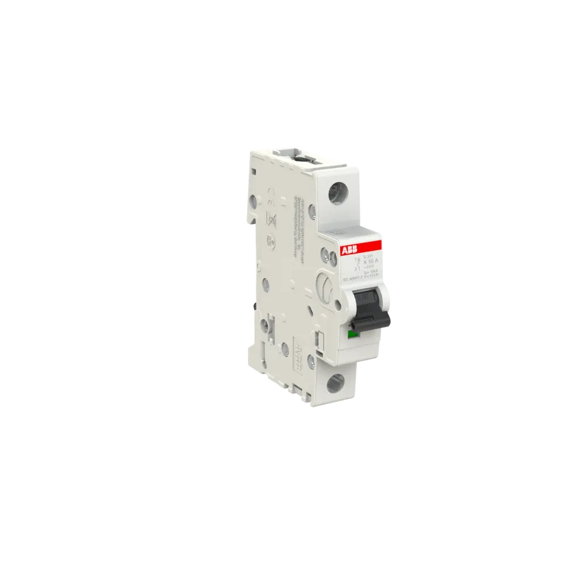 ABB S201-K50 | Автоматичен прекъсвач | 1P, 50A, крива K ABB S201-K50 | Автоматичен прекъсвач | 1P, 50A, крива K