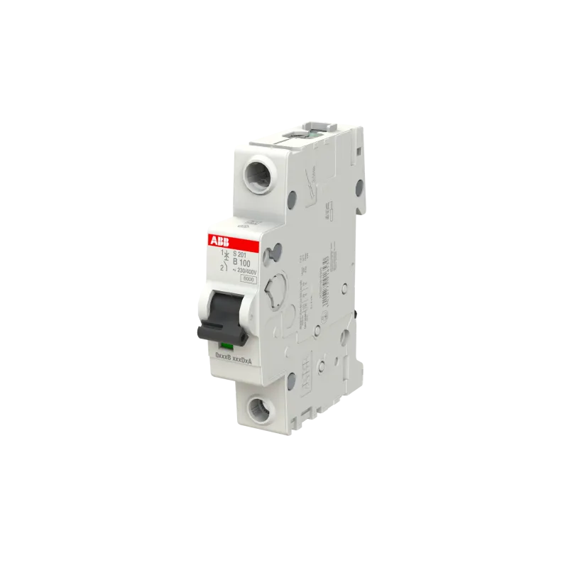 ABB S201-B100 | Автоматичен прекъсвач | 1P, 100A, крива B, 6kA ABB S201-B100 | Автоматичен прекъсвач | 1P, 100A, крива B, 6kA