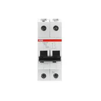 ABB S201-D4NA | Автоматичен прекъсвач | 1P+N, 4A, крива D, 6kA