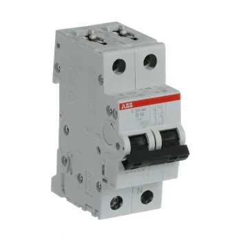 ABB S201-B16NA | Автоматичен прекъсвач | 1P+N, 16A, крива B, 6kA ABB S201-B16NA | Автоматичен прекъсвач | 1P+N, 16A, крива B, 6kA