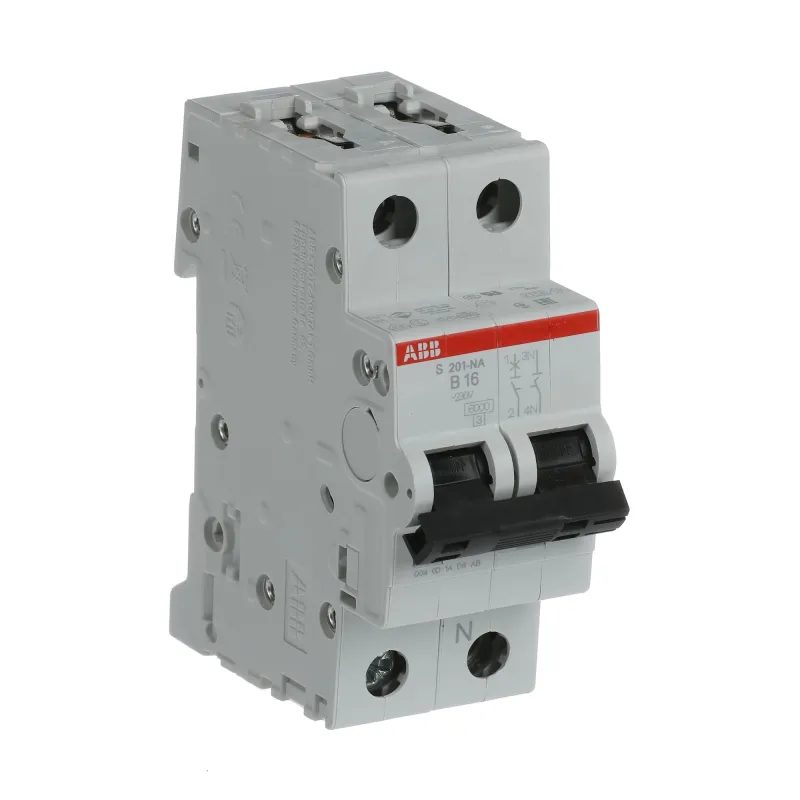 ABB S201-B16NA | Автоматичен прекъсвач | 1P+N, 16A, крива B, 6kA ABB S201-B16NA | Автоматичен прекъсвач | 1P+N, 16A, крива B, 6kA