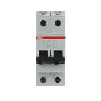 ABB S201-B16NA | Автоматичен прекъсвач | 1P+N, 16A, крива B, 6kA