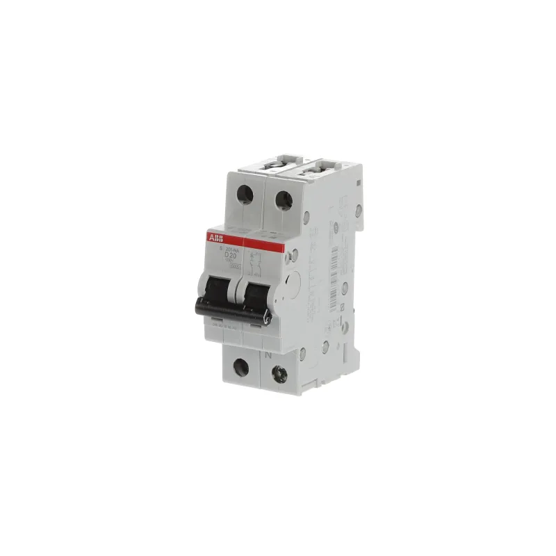 ABB S201-D20NA | Автоматичен прекъсвач | 1P+N, 20A, крива D, 6kA