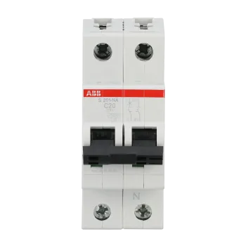 ABB S201-C20NA | Автоматичен прекъсвач | 1P+N, 20A, крива C, 6kA