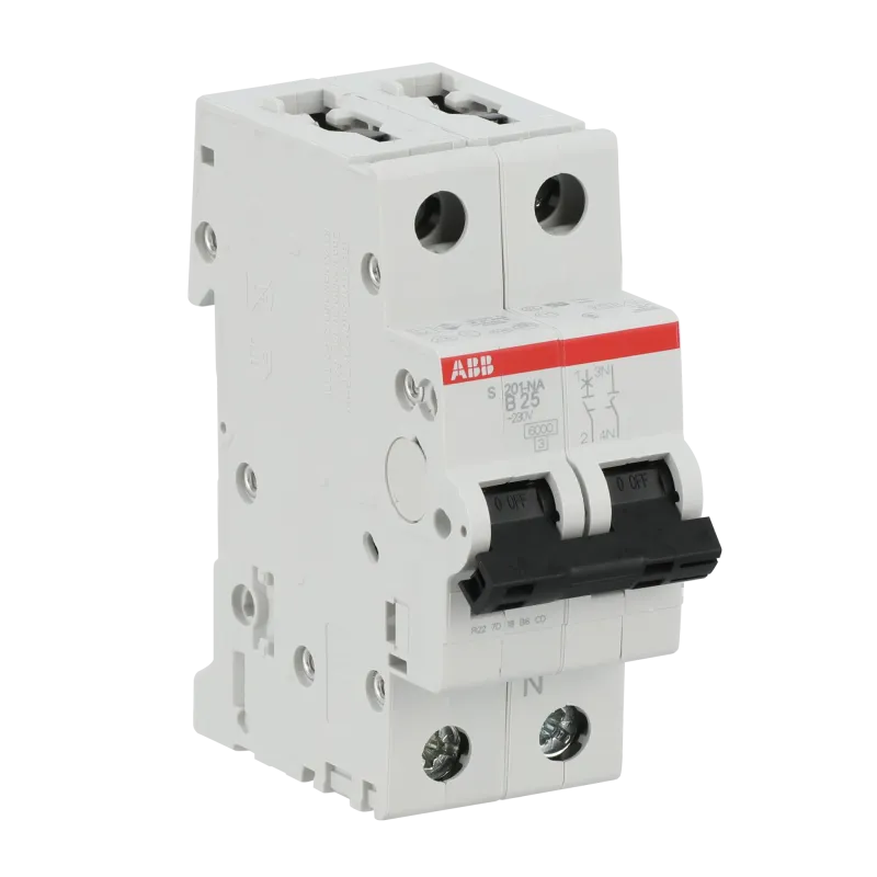 ABB S201-B25NA | Автоматичен прекъсвач | 1P+N, 25A, крива B, 6kA ABB S201-B25NA | Автоматичен прекъсвач | 1P+N, 25A, крива B, 6kA