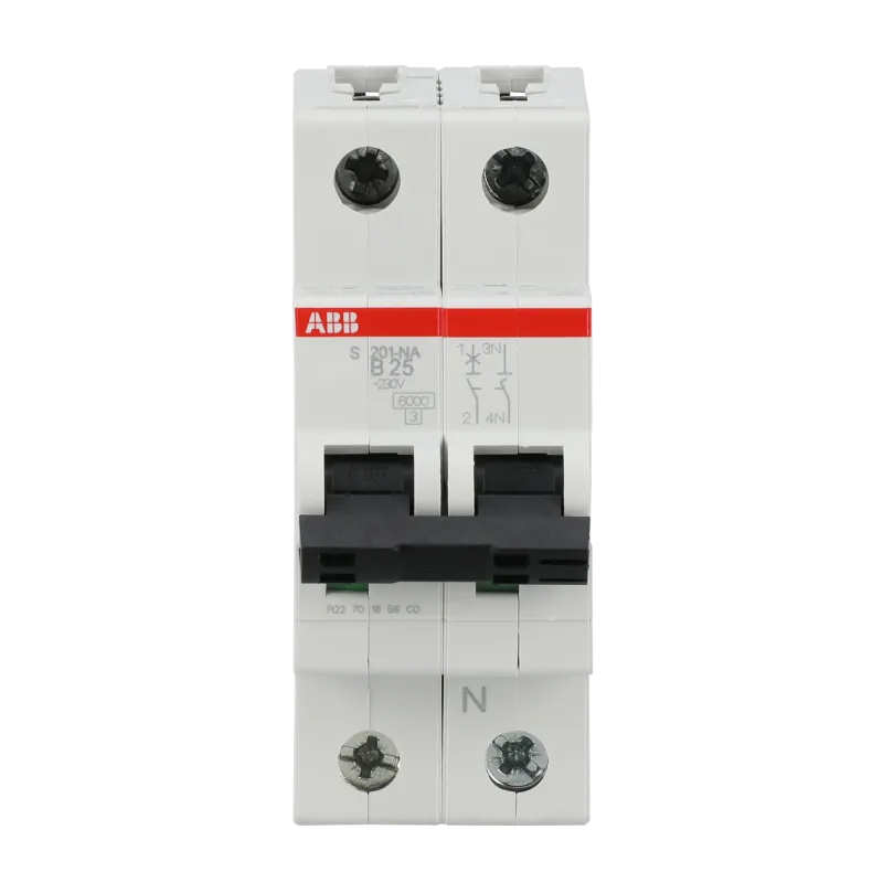 ABB S201-B25NA | Автоматичен прекъсвач | 1P+N, 25A, крива B, 6kA ABB S201-B25NA | Автоматичен прекъсвач | 1P+N, 25A, крива B, 6kA