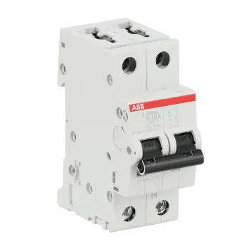 ABB S201-K1.6NA | Автоматичен прекъсвач | 1P+N, 1.6A, крива K