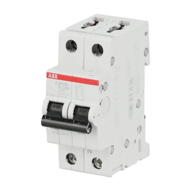 ABB S201-K1.6NA | Автоматичен прекъсвач | 1P+N, 1.6A, крива K