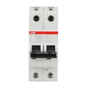 ABB S201-K1.6NA | Автоматичен прекъсвач | 1P+N, 1.6A, крива K