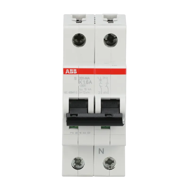 ABB S201-K1.6NA | Автоматичен прекъсвач | 1P+N, 1.6A, крива K