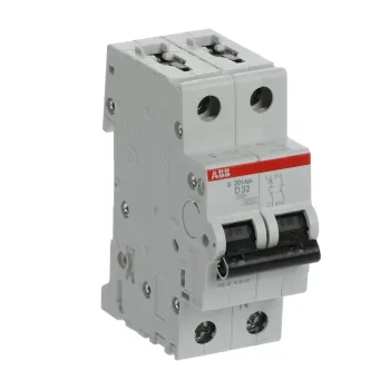 ABB S201-D32NA | Автоматичен прекъсвач | 1P+N, 32A, крива D, 6kA