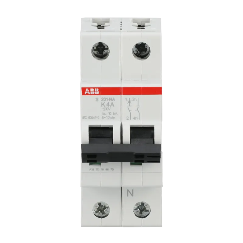 ABB S201-K4NA | Автоматичен прекъсвач | 1P+N, 4A, крива K ABB S201-K4NA | Автоматичен прекъсвач | 1P+N, 4A, крива K