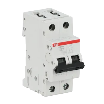 ABB S201-C50NA | Автоматичен прекъсвач | 1P+N, 50A, крива C, 6kA