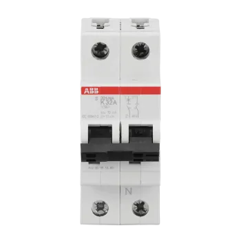 ABB S201-K32NA | Автоматичен прекъсвач | 1P+N, 32A, крива K