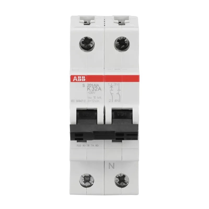 ABB S201-K32NA | Автоматичен прекъсвач | 1P+N, 32A, крива K ABB S201-K32NA | Автоматичен прекъсвач | 1P+N, 32A, крива K