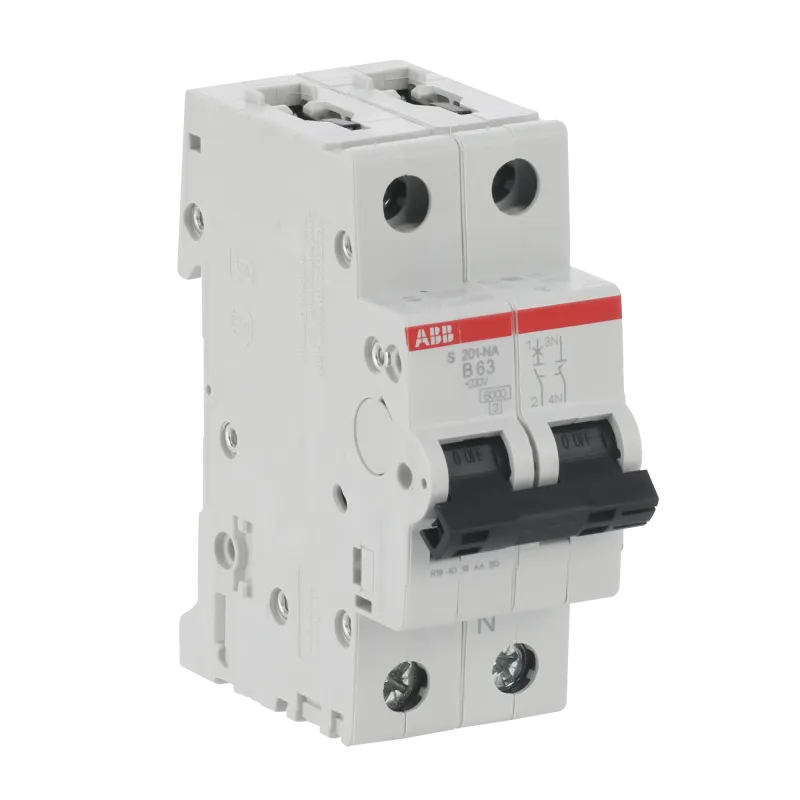 ABB S201-B63NA | Автоматичен прекъсвач | 1P+N, 63A, крива B, 6kA