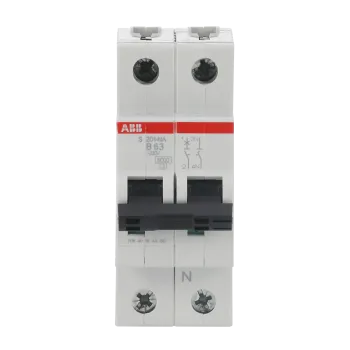 ABB S201-B63NA | Автоматичен прекъсвач | 1P+N, 63A, крива B, 6kA
