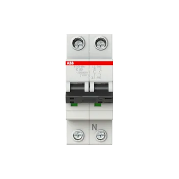 ABB S201-C80NA | Автоматичен прекъсвач | 1P+N, 80A, крива C, 6kA