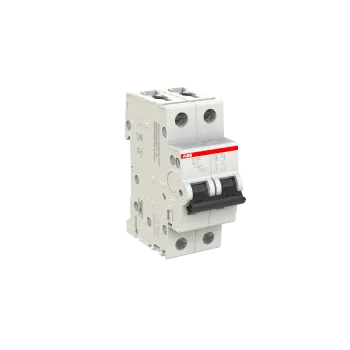 ABB S202-D1 | Автоматичен прекъсвач | 2P, 1A, крива D