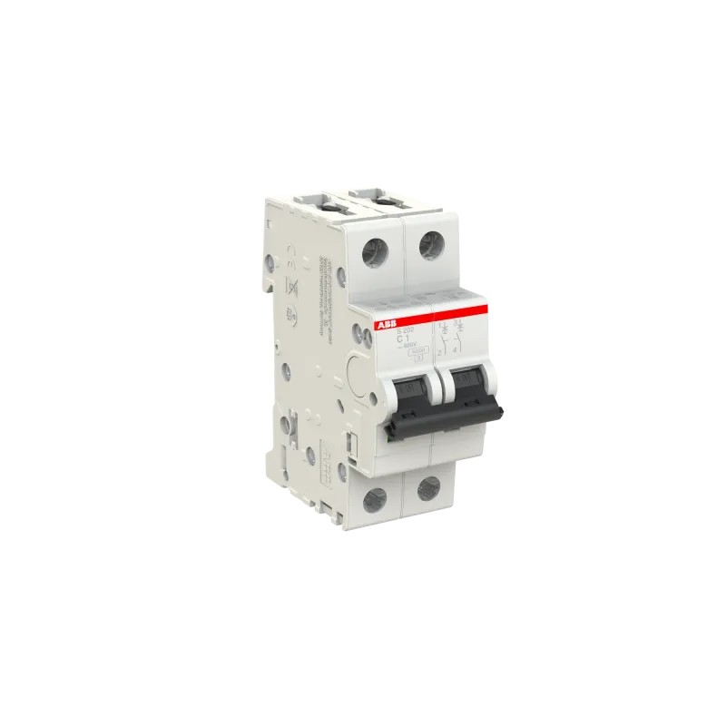 ABB S202-C1 | Автоматичен прекъсвач | 2P, 1A, крива C ABB S202-C1 | Автоматичен прекъсвач | 2P, 1A, крива C