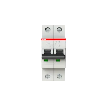 ABB S202-C1 | Автоматичен прекъсвач | 2P, 1A, крива C