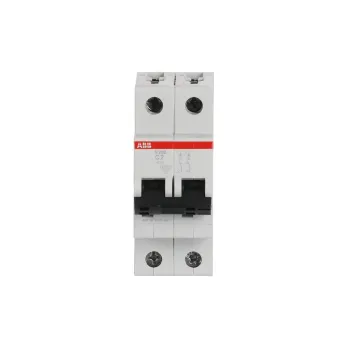 ABB S202-C2 | Автоматичен прекъсвач | 2P, 2A, крива C