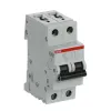 ABB S202-B2 | Автоматичен прекъсвач | 2P, 2A, крива B ABB S202-B2 | Автоматичен прекъсвач | 2P, 2A, крива B