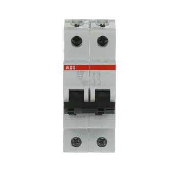 ABB S202-C3 | Автоматичен прекъсвач | 2P, 3A, крива C