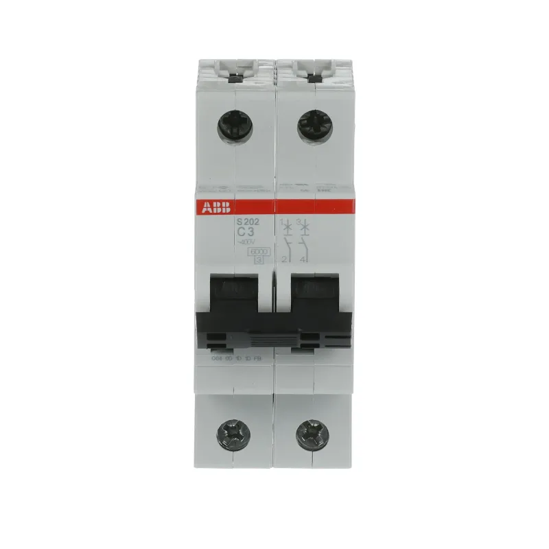 ABB S202-C3 | Автоматичен прекъсвач | 2P, 3A, крива C ABB S202-C3 | Автоматичен прекъсвач | 2P, 3A, крива C