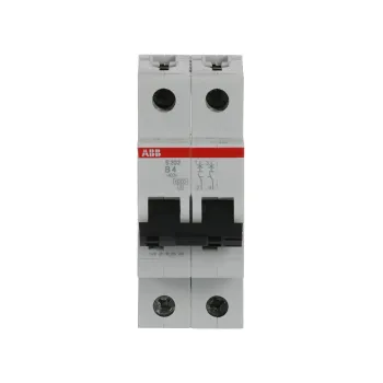 ABB S202-B4 | Автоматичен прекъсвач | 2P, 4A, крива B