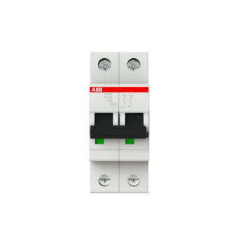 ABB S202-C10 | Автоматичен прекъсвач | 2P, 10A, крива C