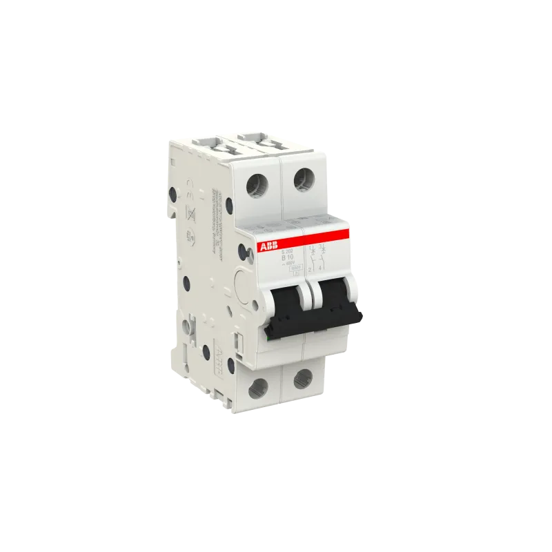 ABB S202-B10 | Автоматичен прекъсвач | 2P, 10A, крива B ABB S202-B10 | Автоматичен прекъсвач | 2P, 10A, крива B