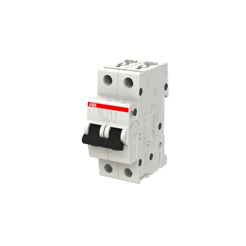 ABB S202-C13 | Автоматичен прекъсвач | 2P, 13A, крива C ABB S202-C13 | Автоматичен прекъсвач | 2P, 13A, крива C