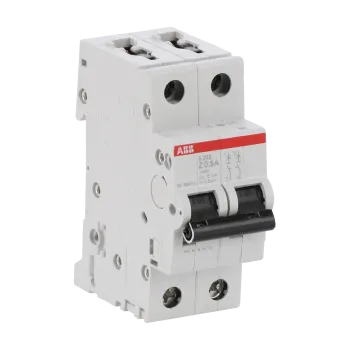 ABB S202-Z0.5 | Автоматичен прекъсвач | 2P, 0.5A, крива Z