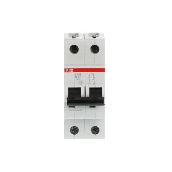 ABB S202-B20 | Автоматичен прекъсвач | 2P, 20A, крива B