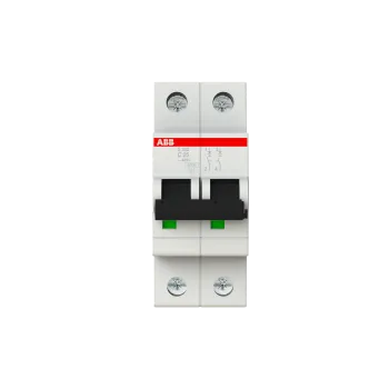 ABB S202-C25 | Автоматичен прекъсвач | 2P, 25A, крива C