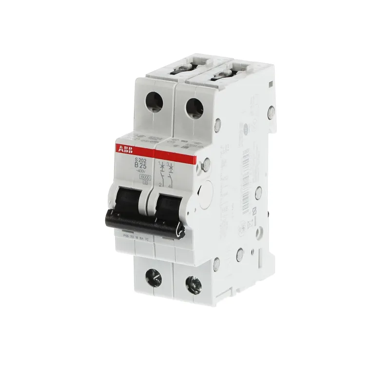 ABB S202-B25 | Автоматичен прекъсвач | 2P, 25A, крива B ABB S202-B25 | Автоматичен прекъсвач | 2P, 25A, крива B